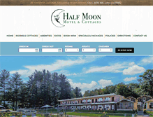 Tablet Screenshot of halfmoonmotel.com